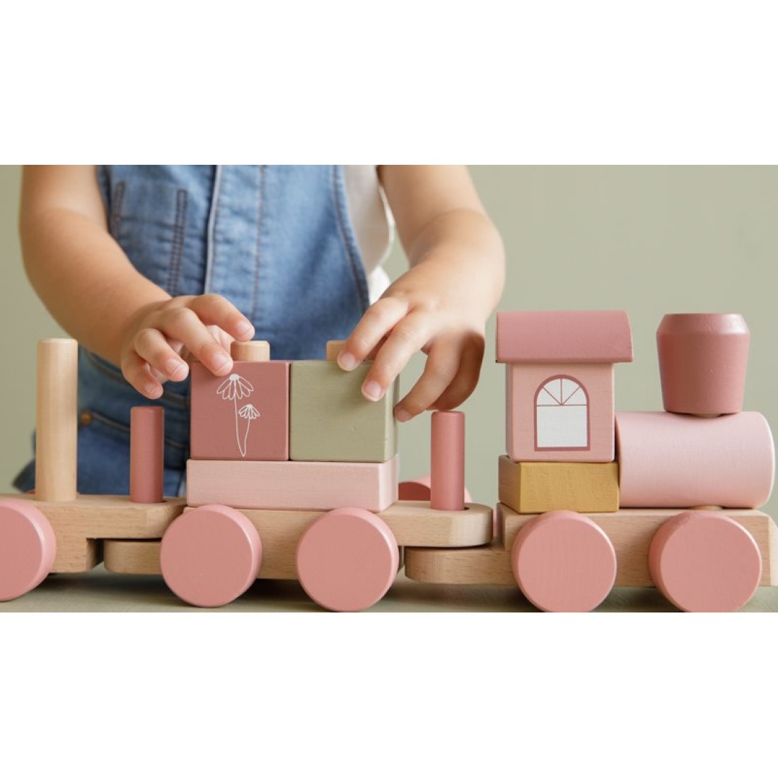 little wooden train