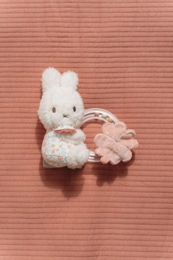 LITTLE DUTCH Barškutis Lucky Blossom ,rožinė - Image 4