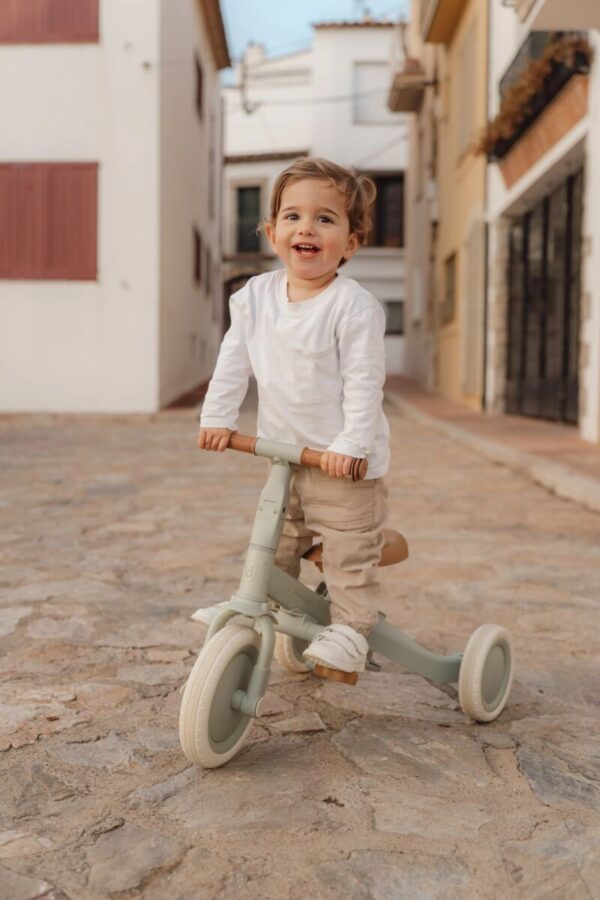 Little Dutch 4 in 1 triratis su rankena,šviesiai žalias - Image 9