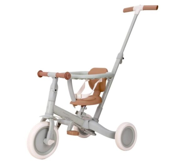 Little Dutch 4 in 1 triratis su rankena,šviesiai žalias