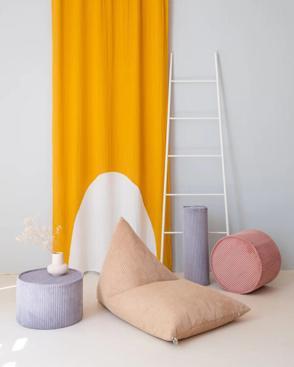 Blueberry Blue Roll Cushion - Image 2