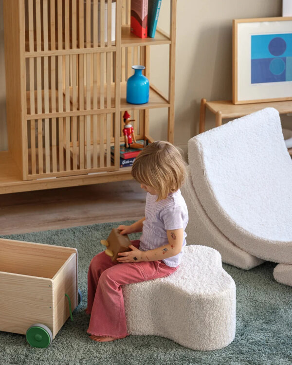 Cream White Cloud Pouffe - Image 4