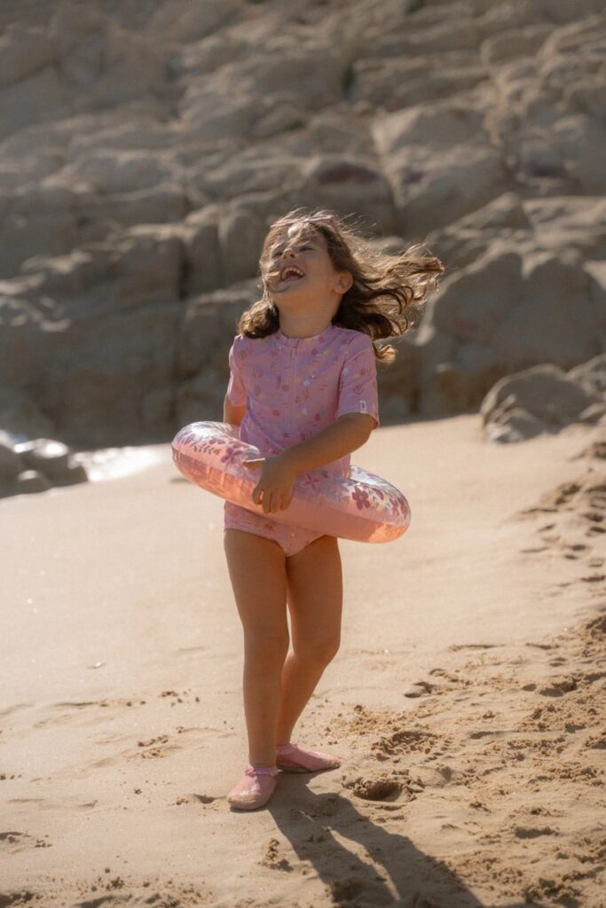 LITTLE DUTCH plaukimo ratas Pink Flowers - Image 6