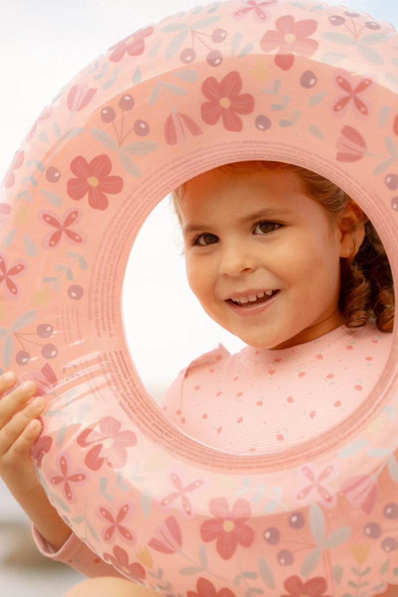 LITTLE DUTCH plaukimo ratas Pink Flowers - Image 5