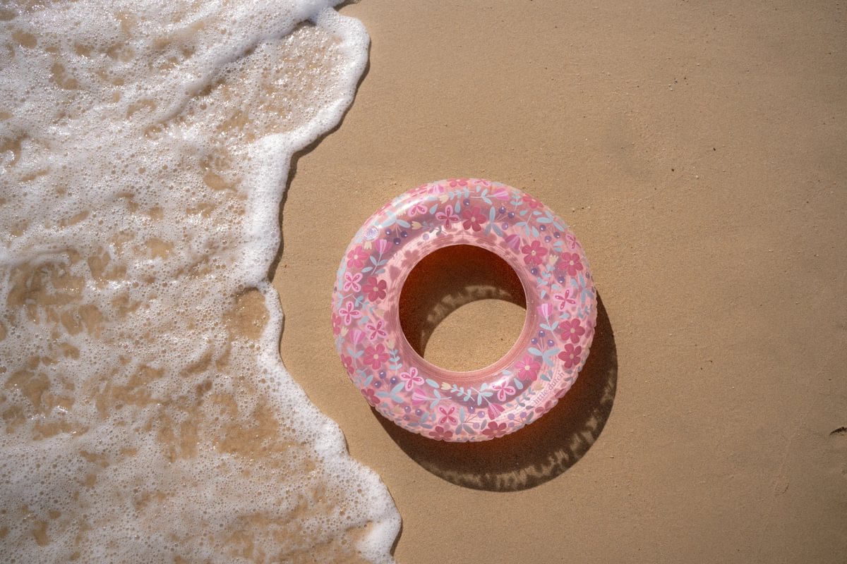 LITTLE DUTCH plaukimo ratas Pink Flowers