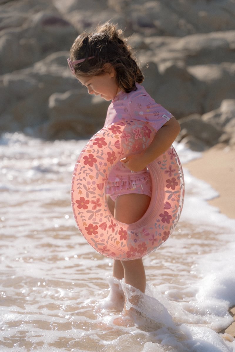 LITTLE DUTCH plaukimo ratas Pink Flowers - Image 3