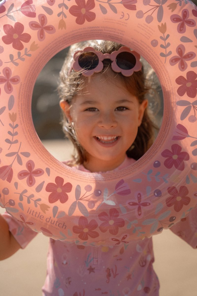 LITTLE DUTCH plaukimo ratas Pink Flowers - Image 2