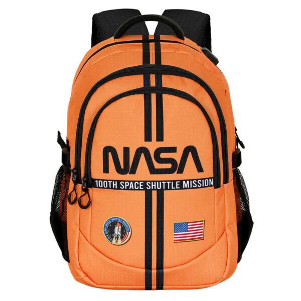 Mokyklinė NASA oranžinė PLUS kuprinė NASA Lines - Image 2