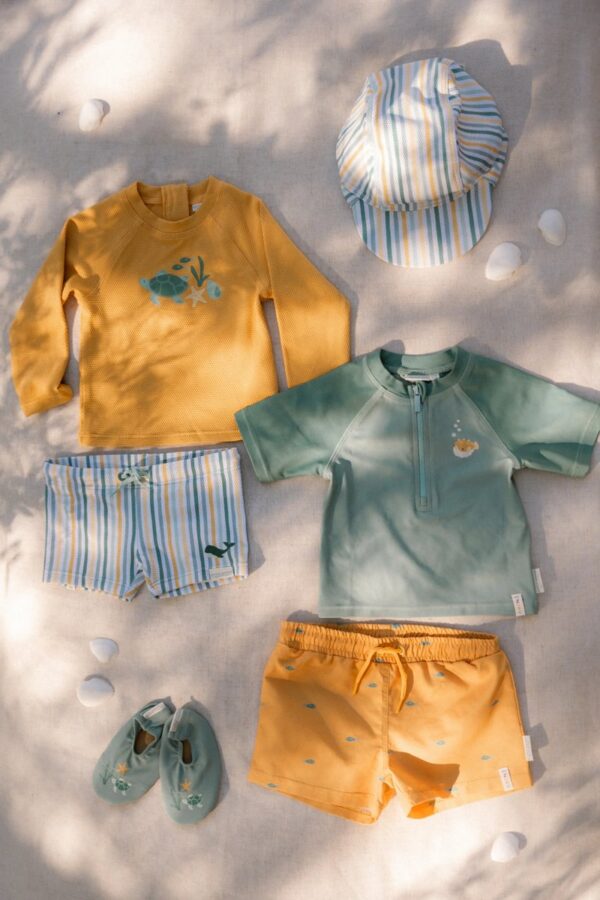 Little Dutch paplūdimio šlepetės Seashells & Stripes 19-20 - Image 3