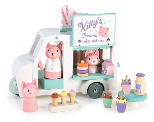 TENDER LEAF TOYS katytės Kitty pieno kokteilių furgonas