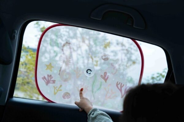 Little Dutch automobilio apsaugos nuo saulės „Ocean Dreams Pink“, 2 vnt. - Image 3