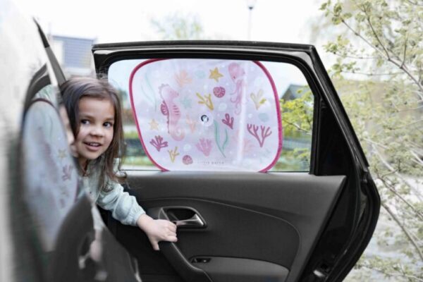 Little Dutch automobilio apsaugos nuo saulės „Ocean Dreams Pink“, 2 vnt. - Image 4