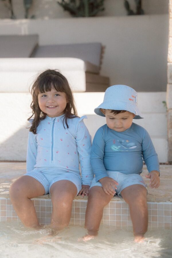 Little Dutch maudymosi šortai „Ocean Sea Life Blue“ 98/104 - Image 3