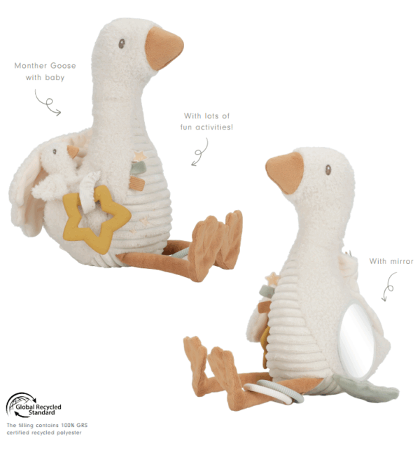 Little Dutch lavinančių veiklų žąsiukas  Newborn Naturals - Image 8
