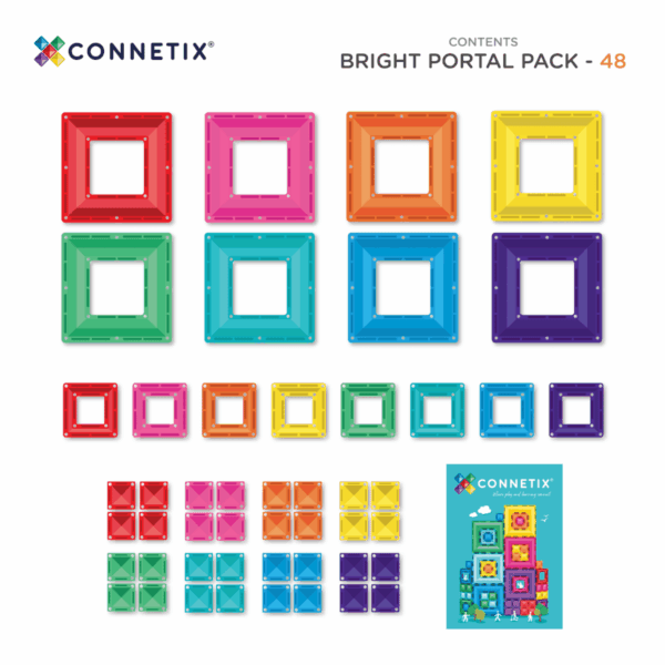 CONNETIX Ryškių portalų rinkinys, 48 ​​vnt. - Image 8