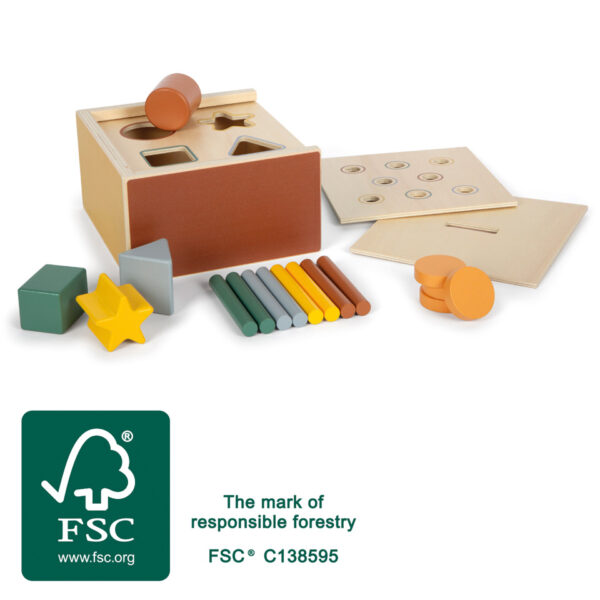Small foot Montessori figūrų lavinimo žaidimas