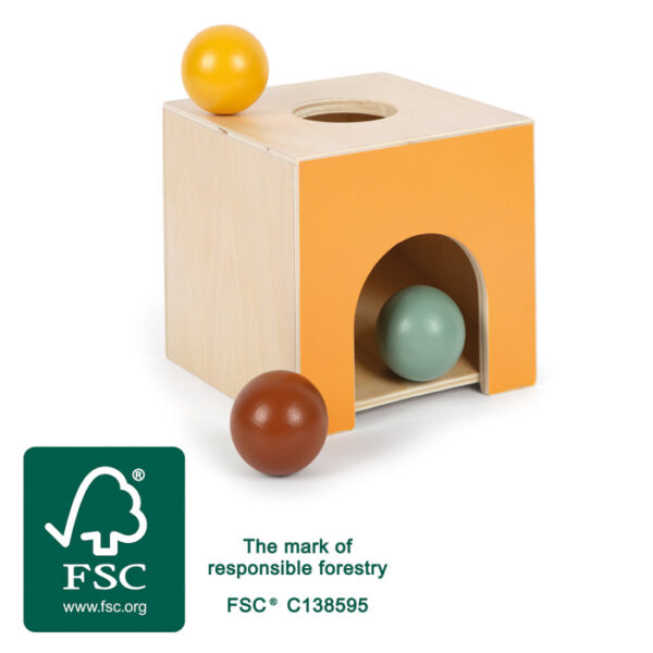 Small foot Montessori dėžutė su rutuliukais