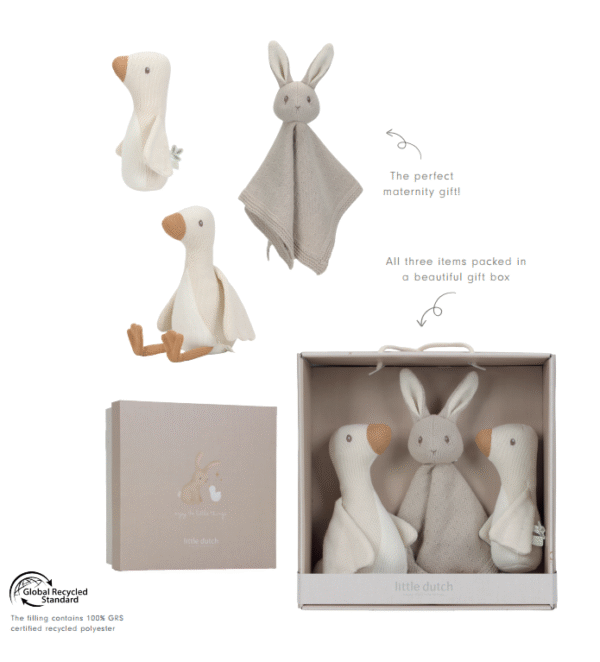Little Dutch dovanų rinkinys su megztais žaisliukais „Newborn Naturals“ GRS - Image 7