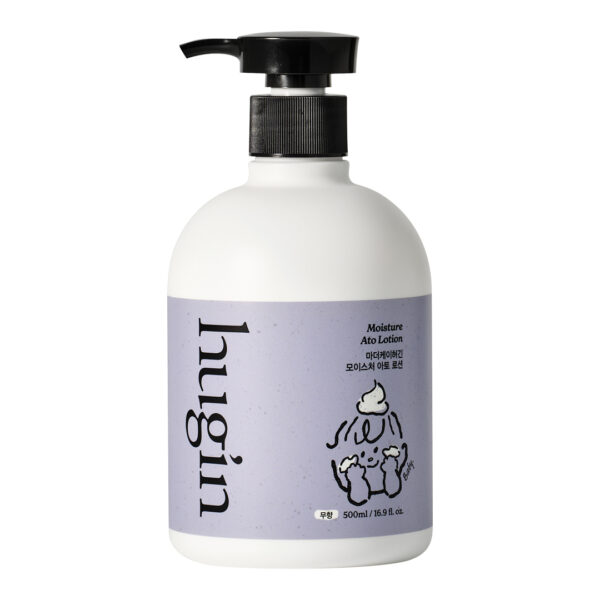 hug’in by Mother-K intensyviai drėkinantis kūno losjonas kūdikiams ir vaikams, 500 ml.