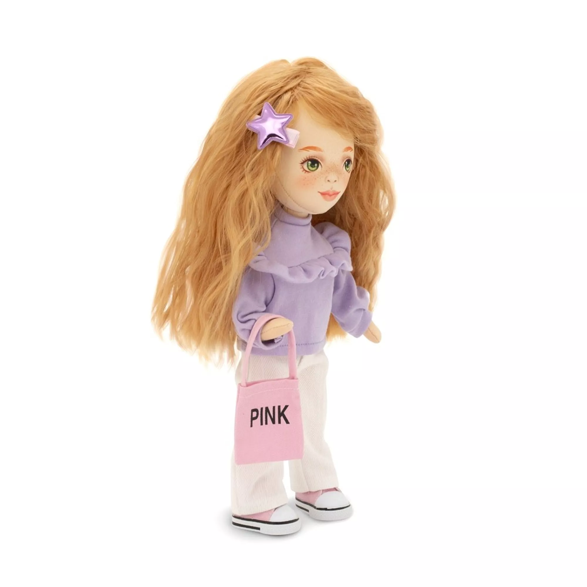 ORANGE TOYS Sunny su violetiniu megztiniu + papildomų priedų rinkinys (35 cm) - Image 3