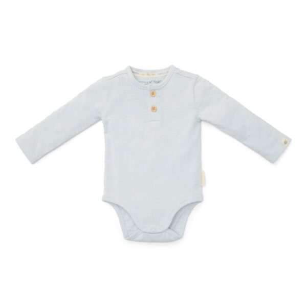 Little Dutch bodis ilgomis rankovėmis „Forest Friends Baby Blue“ 62