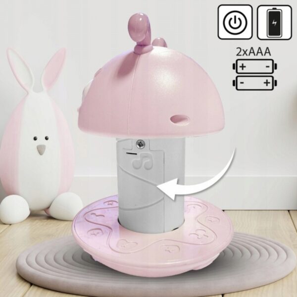 WOOPIE Baby sensorinis žaislas 2 viename barškutis - kramtukas ,rožinis - Image 4