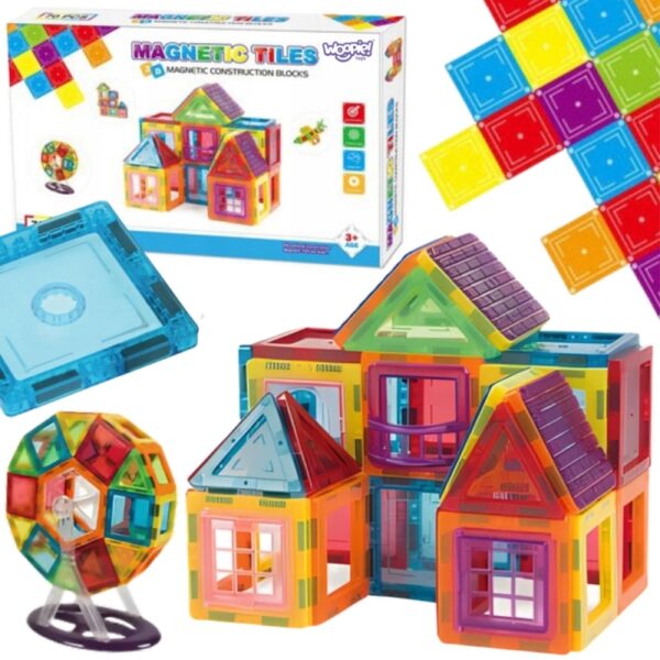 WOOPIE WOOPIE 3D magnetiniai blokeliai , 70 vnt