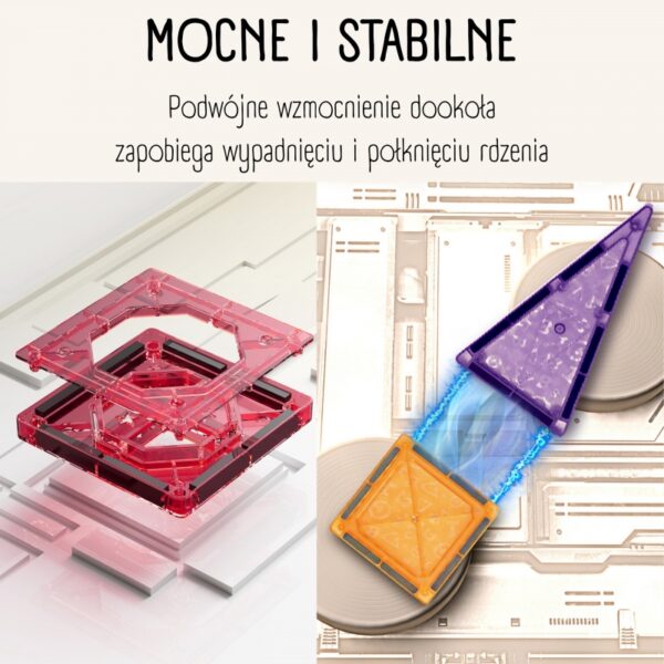 WOOPIE magnetinis konstruktorius 3D edukacinis rinkinys, 110 vnt. - Image 7