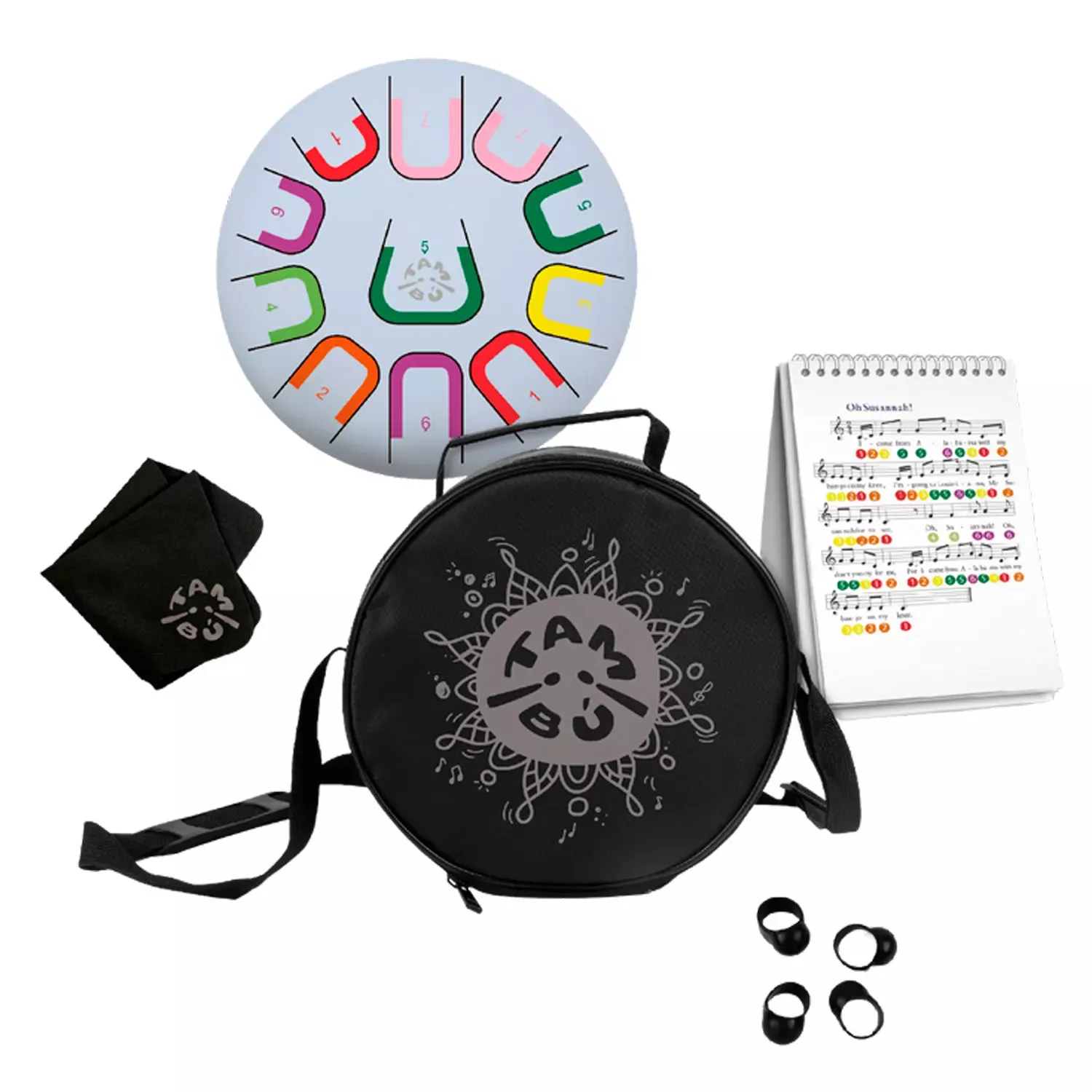 TAMBU mėnulio būgnas,šviesiai mėlynas XL TURĖSIME LAPKRIČIO 24D - Image 4