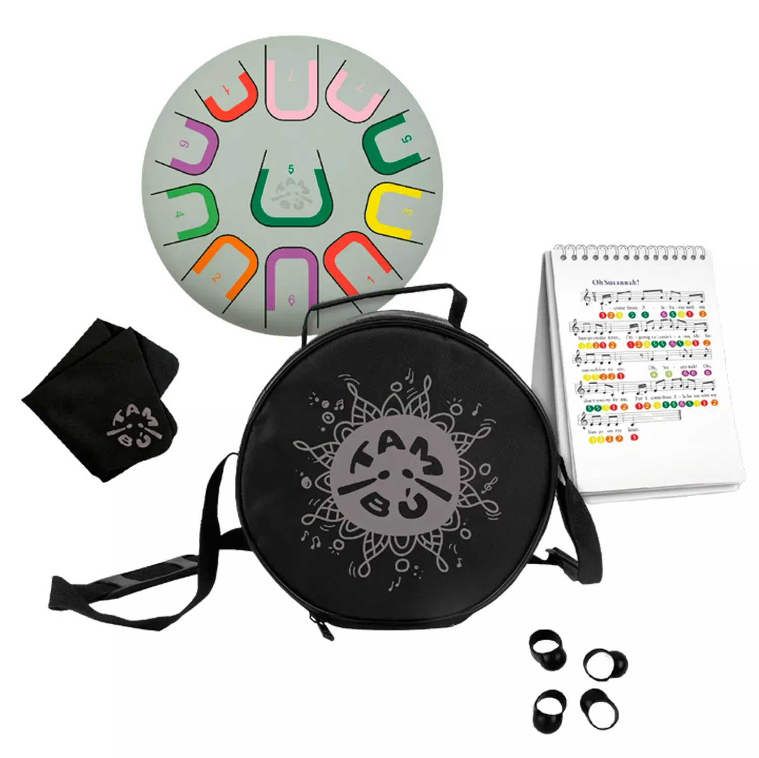 TAMBU mėnulio būgnas,pilkas XL TURĖSIME LAPKRIČIO 24D