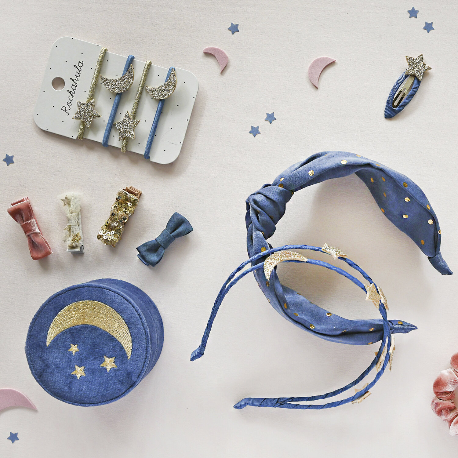 Rockahula velvetinė papuošalų dėžutė Mėnulis - Image 2