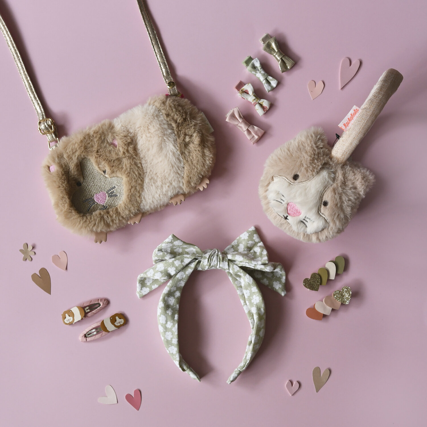 ROCKAHULA segtukai plaukams Širdelės - Image 2