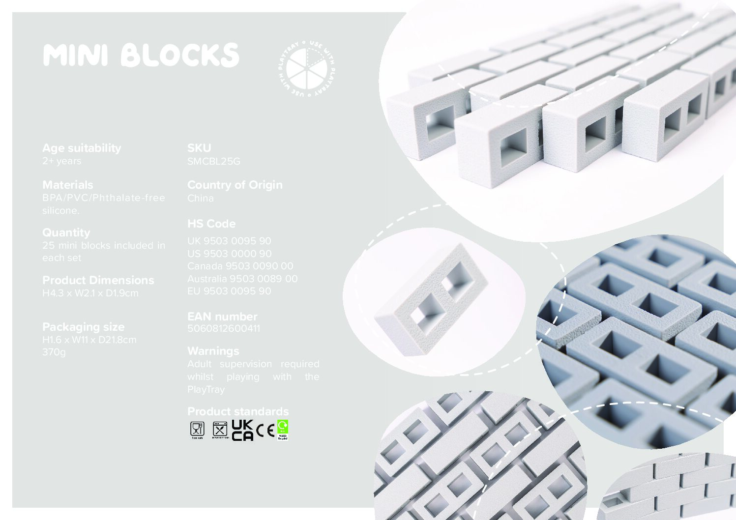 INSPIRE MY PLAY - PLAYTRAY priedai - blokelių rinkinys - Image 6