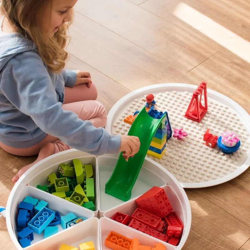 INSPIRE MY PLAY - PLAYTRAY priedai - statybinių kaladėlių kilimėlis - Image 5