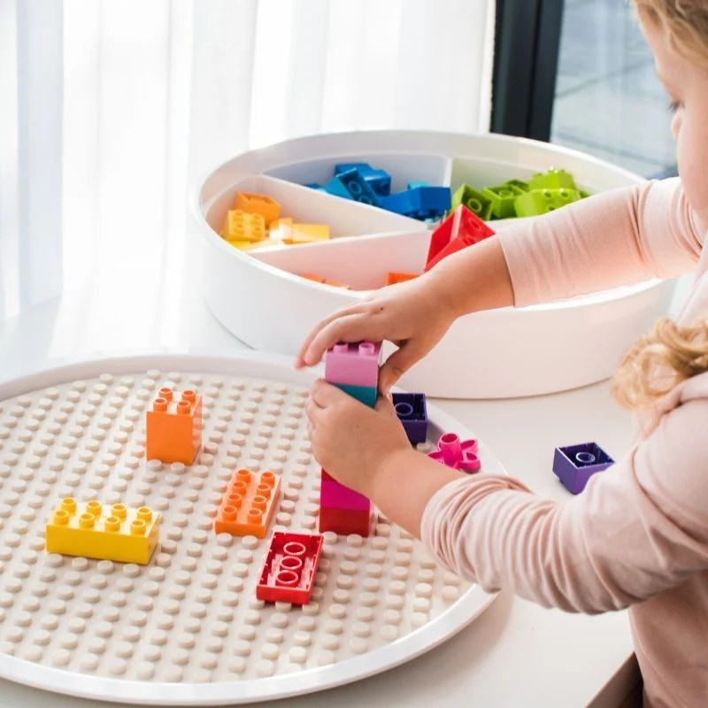 INSPIRE MY PLAY - PLAYTRAY priedai - statybinių kaladėlių kilimėlis - Image 2