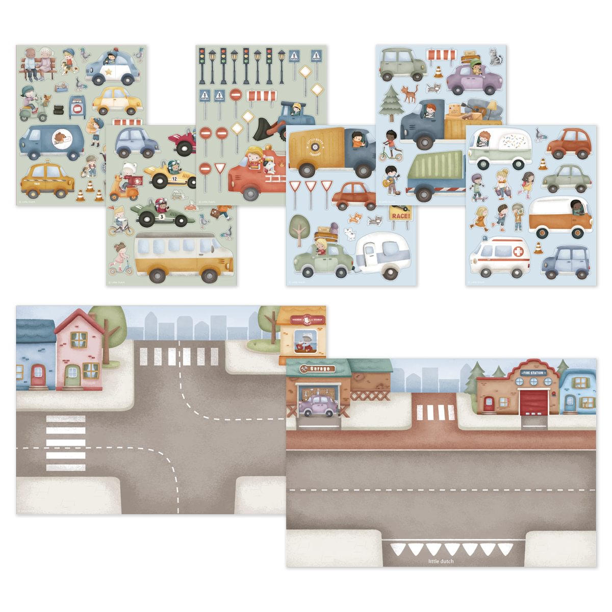 Little Dutch lipdukų istorijų knygelė „Jim ir draugai“ - Image 3