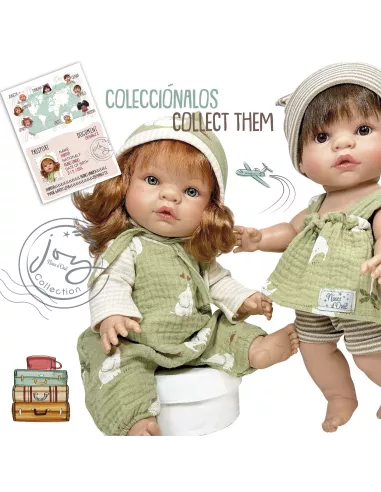 Nines D'Onil rankų darbo kolekcinė „Joy Collection“ lėlė HARPER - Image 3