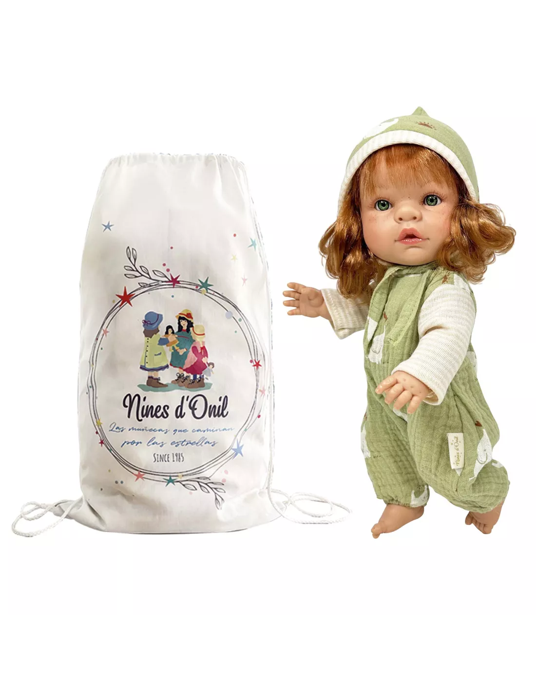 Nines D'Onil rankų darbo kolekcinė „Joy Collection“ lėlė HARPER - Image 2