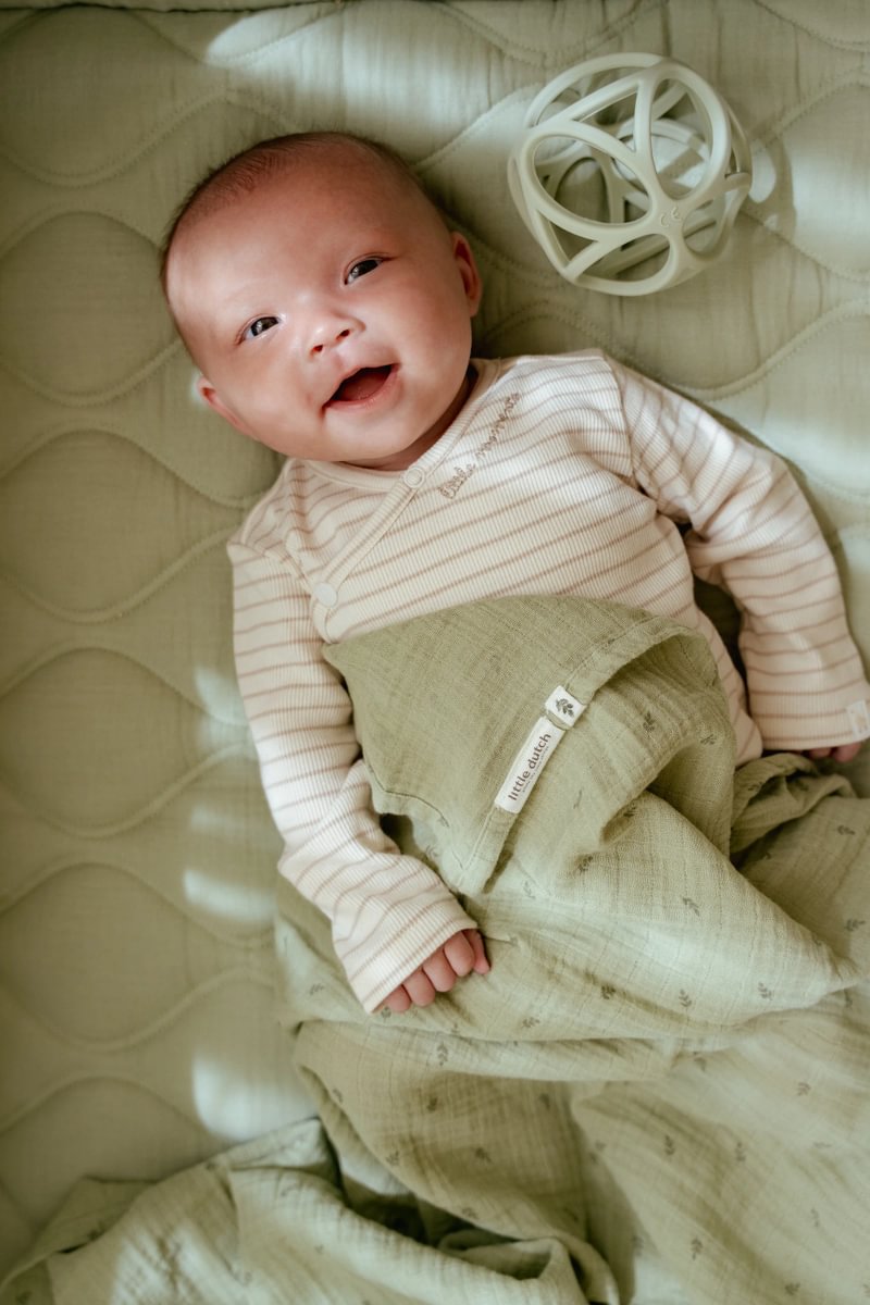 Little Dutch muslino vystyklai "Pure Sage " 120 x 120 cm - Image 2