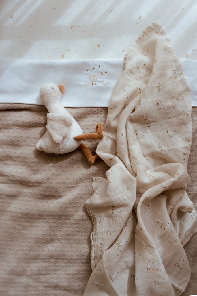 Little Dutch muslino vystyklai " Little Goose " 120 x 120 cm - Image 3