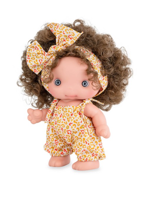 Marina & Pau lėlytė Piu mergaitė garbanotais plaukais