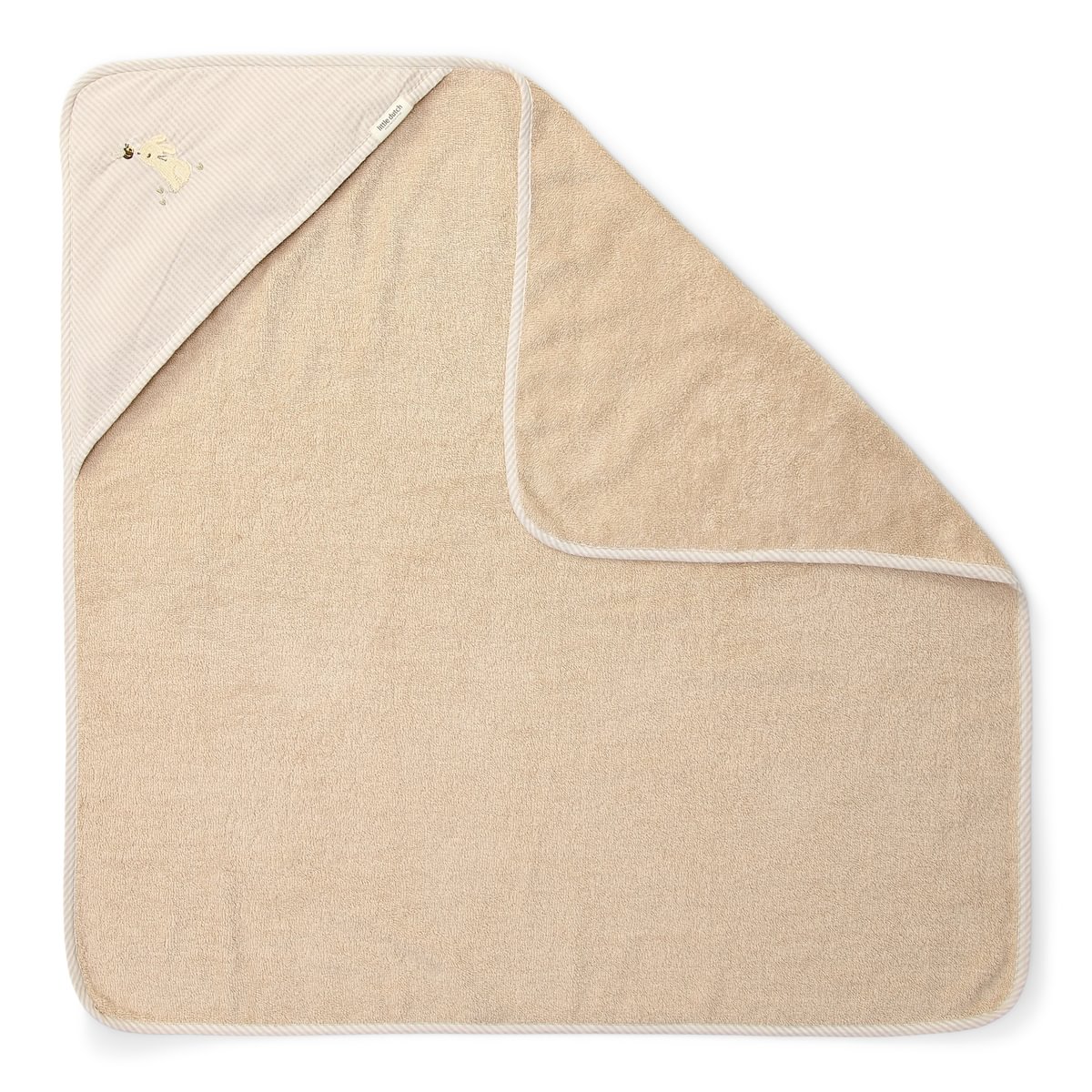 Little Dutch rankšluostis su gobtuvu „Baby Bunny“ 75 × 75 cm - Image 5