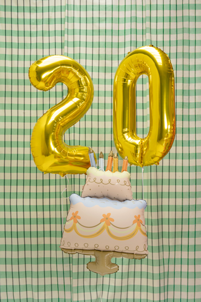 Folijos balionas tortas, 62x104 cm - Image 2