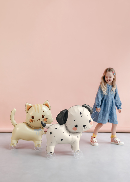 Folinis balionas „Šuo ant ratų“, 70x59 cm, mišrus - Image 2