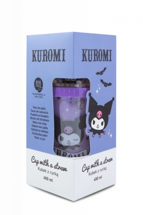 Coolpack puodelis Kuromi su šiaudeliu - Image 2