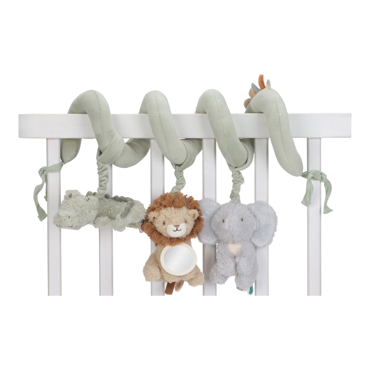 LITTLE DUTCH minkštas lavinanti spiralė „Safari Friends“