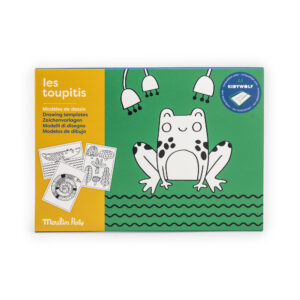 MOULIN ROTY x Kidywolf piešimo šablonai Les Toupitis