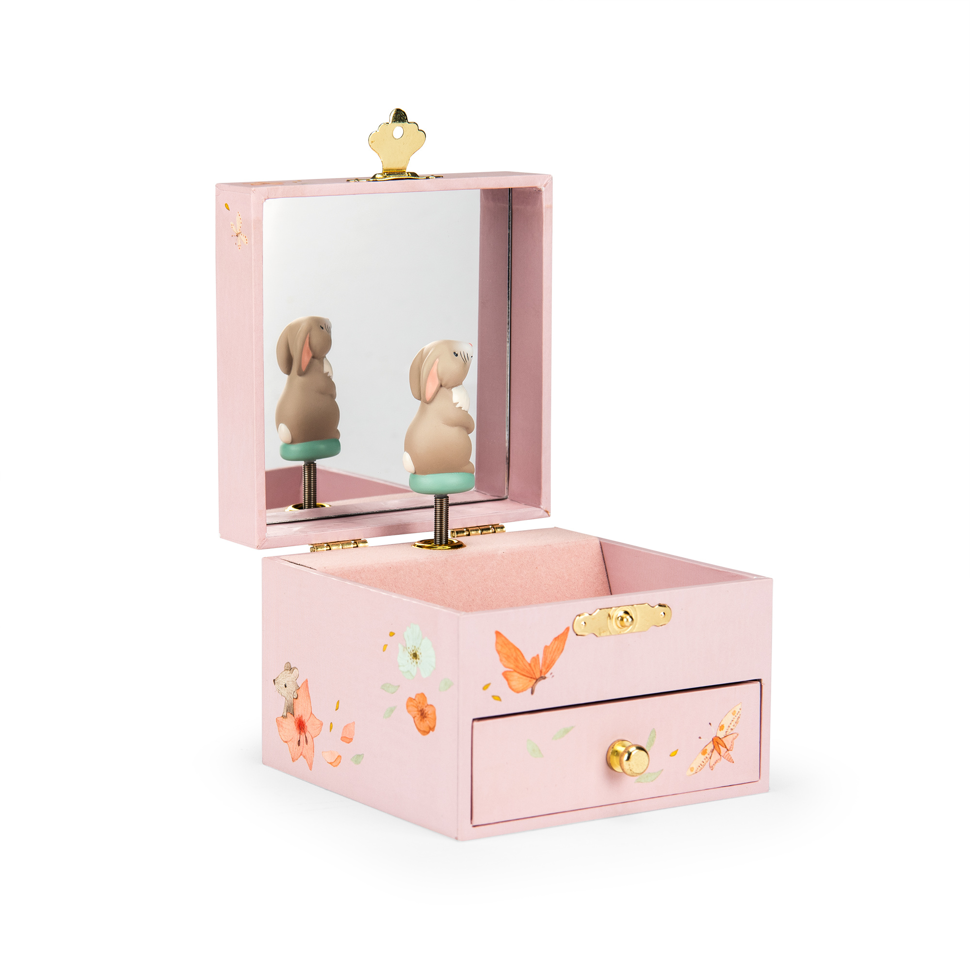 MOULIN ROTY muzikinė papuošalų dėžutė Les Rosalies