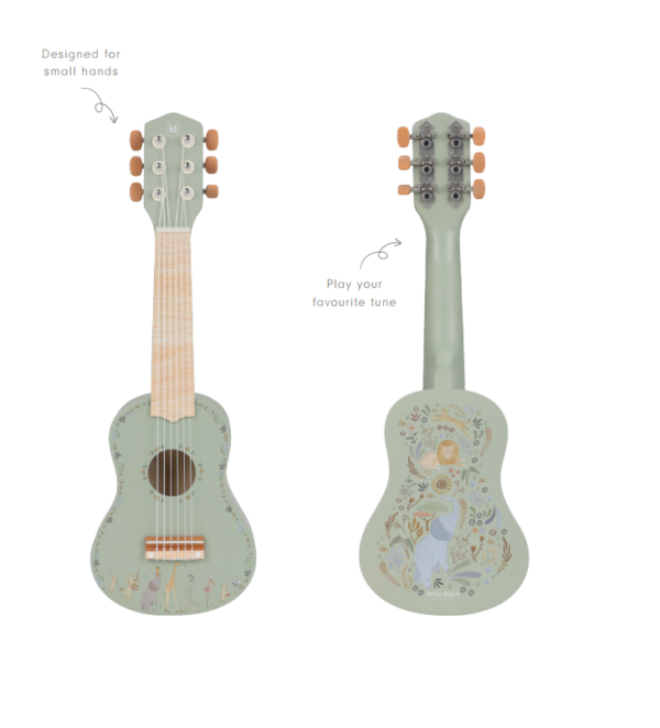 Little Dutch gitara Safari Friends,žalia - Image 9