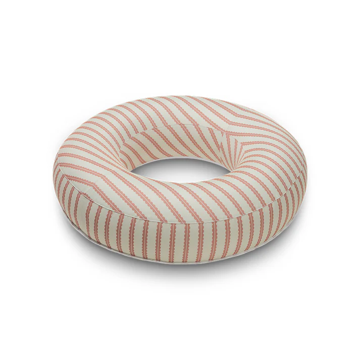 Swim Essentials aukščiausios kokybės plaukimo ratas – mėlynas/smėlinis – Saint Tropez – Ø 120 cm